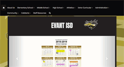 Desktop Screenshot of evantisd.org