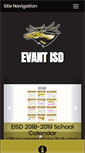 Mobile Screenshot of evantisd.org